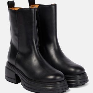 TOD'S W.G. leather ankle boots (EU 36)